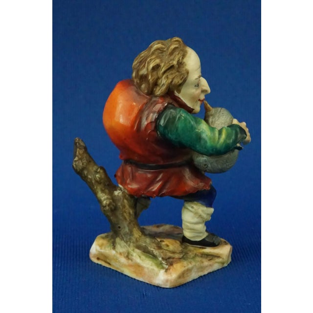 19th Century Porcelain Figurine of Caramogi from Ginori Doccia, Italy For Sale - Image 4 of 18