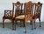 Late 20th Century Vintage Regency Faux Finished Fretwork Pagoda Dining Chairs - Set of 4 For Sale - Image 9 of 9