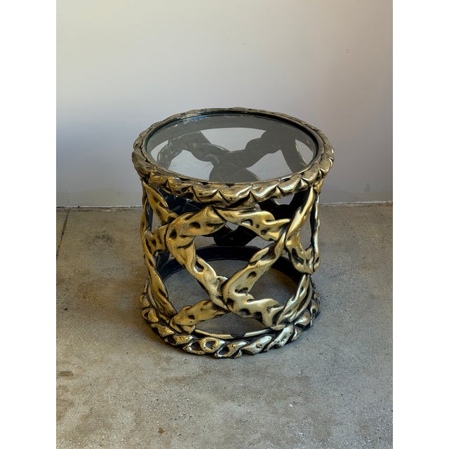 Tony Duquette Tony Duquette Style “Taffy” Side Table For Sale - Image 4 of 9