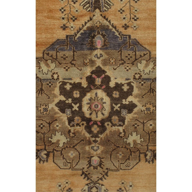 Turkish Vintage Hand Knotted Area Rug 6ft 7in X 10ft 7in For Sale - Image 3 of 3