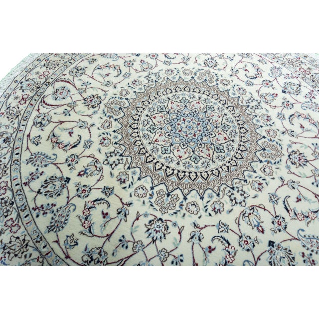 Hand-Knotted Oriental Rug with Silk For Sale - Image 5 of 11