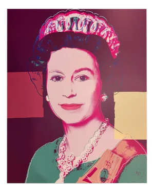 Andy Warhol, Queen Elizabeth II 335, Screenprint