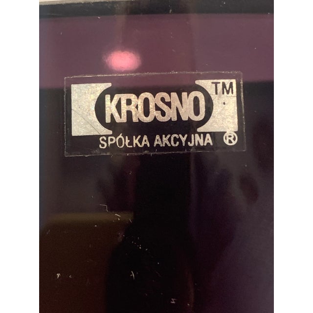 Vintage Amethyst Krosnos Sommerso Vase Spolka Akcyjna For Sale In New York - Image 6 of 9