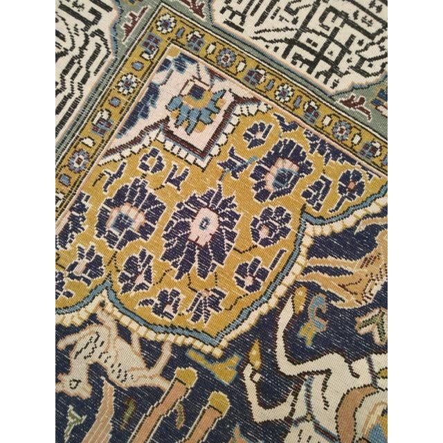 1970s 1970s Persian Hunting Rug , 4'7" X 7'5" For Sale - Image 5 of 6