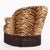 A charming French lounge chair featuring a rounded back and arms all upholstered in a striking faux tiger fabric. The bold...
