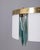 Vintage Blue Glass and Crystal Pendant Light, Italy, 1950s For Sale - Image 10 of 16