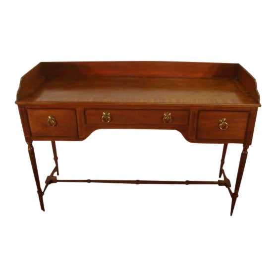 1990s Traditional Baker Mahogany Banded Top Sideboard Chairish
