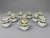 18th Century Set of 10, Chinese Export "Grapevine" Pot De Crème Cups and Covers, C. 1800 For Sale - Image 5 of 9