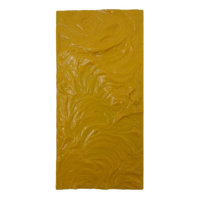 Pop Art Yellow Wall Lamp from Uwe Mersch, Germany, 1970s For Sale