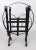 Mid 20th Century French Black Wrought Iron Magazine Rack For Sale - Image 4 of 8