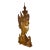 Monumental Mid-Century Balinese Modernist Teakwood Goddess Sita Bust For Sale
