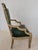 Mid 20th Century Vintage Green Velvet Chair For Sale - Image 4 of 8