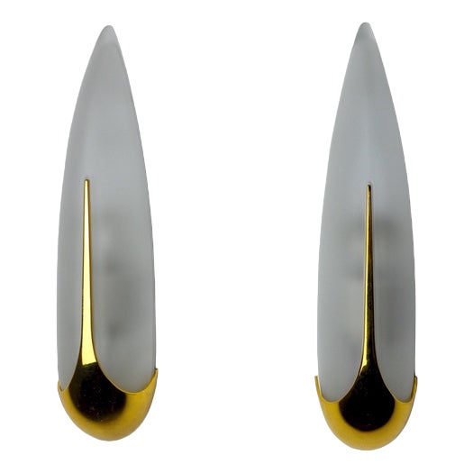 Ears of Corn Sconces by Idearte, Spain, 1980s, Set of 2 For Sale