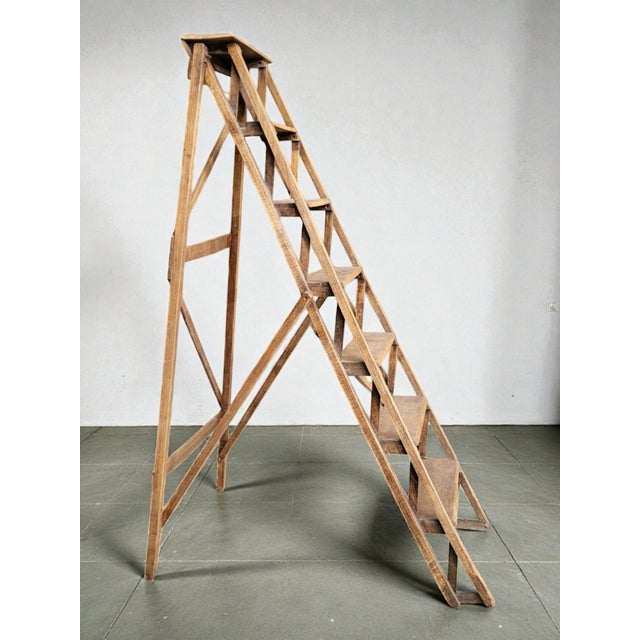 Library Step Stool, 1950s For Sale - Image 3 of 9