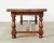 Chestnut Country French Provincial Oak Farmhouse Trestle Dining Table For Sale - Image 8 of 12