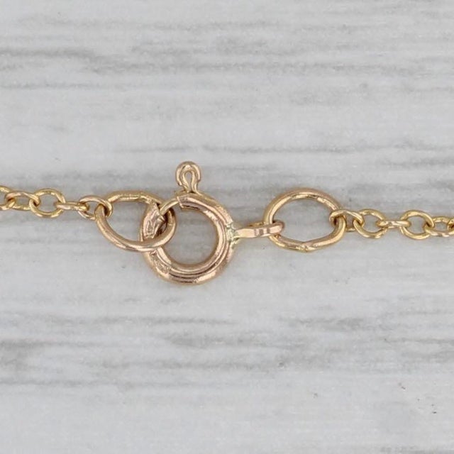 2.70ctw Diamond Heart Pendant Necklace 18k Yellow Gold 15.5" Rope Chain For Sale - Image 4 of 7