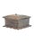 Beautifully handcrafted mid-20th century American folk art box featuring intricate carved geometric detailing throughout....