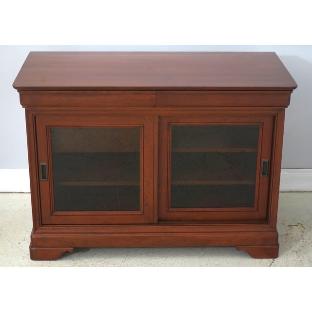 Age: C.2013 Details: Finish no.27 Cherry Bracket Feet Dovetailed Drawer Construction High Quality Construction Individual...