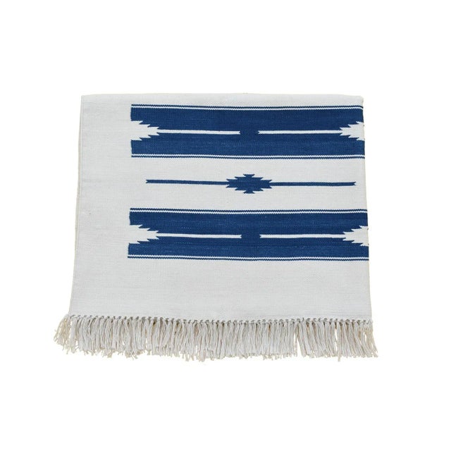 Casa Cosima Malou Rug, 5x8, Blue For Sale - Image 4 of 5