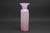 An iridescent pink scavo glass vase attributed to Archimede Seguso. The hexagonal form flares at the mouth and is accented...