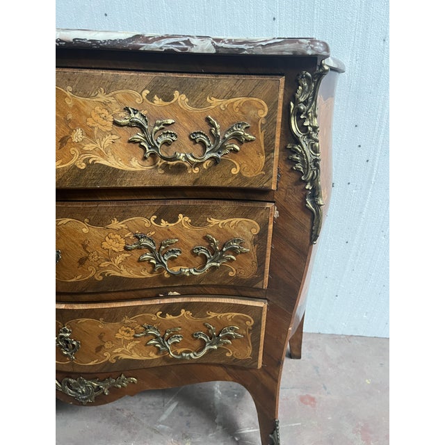 Louis XV Style Commode, 1900s For Sale - Image 10 of 13