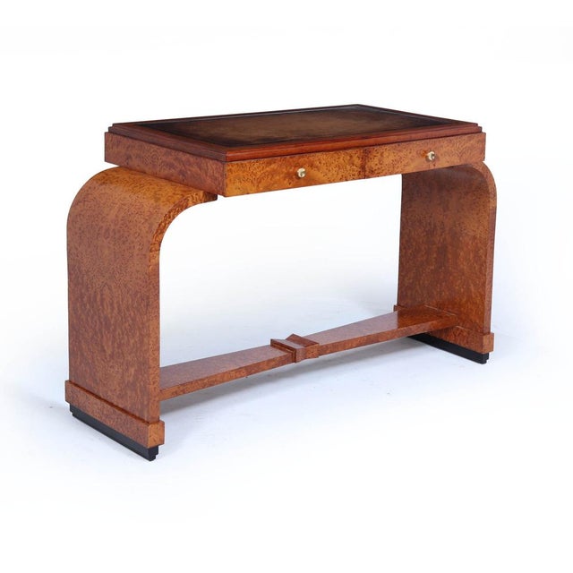 Art Deco French Writing Table in Burr Yew, 1925 For Sale - Image 17 of 17