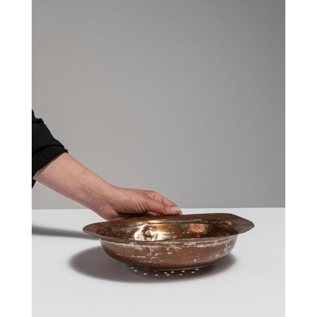 Early 19th Century Belgium Terra Cotta Copper Serving Piece For Sale - Image 4 of 15