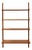 Danish Wall Shelving in Teak and Brass, 1960s, Set of 6 For Sale
