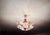 Vintage Murano Style Floral Chandelier – Romantic Pink & White Glass Bouquet Light For Sale - Image 4 of 17