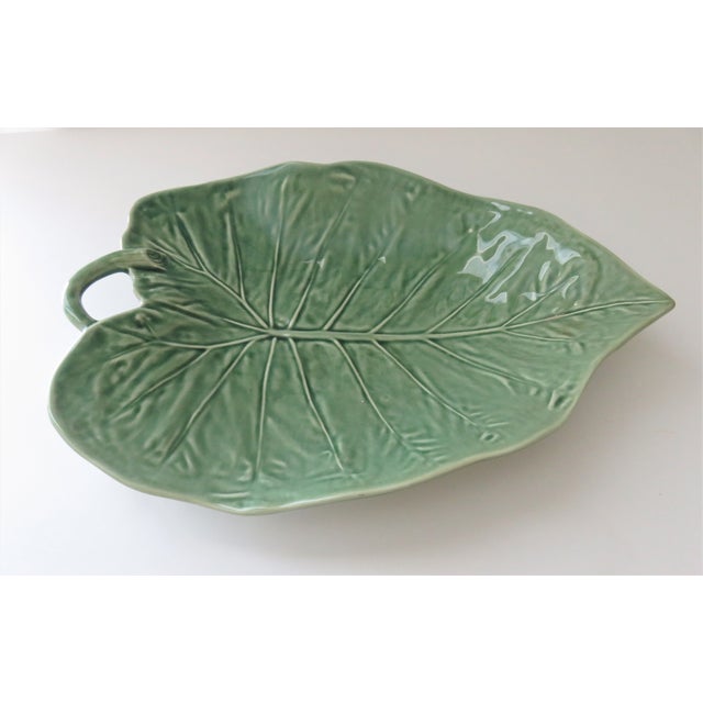 Vintage Large Serving Dish Portugal by Bordallo Pinheiro Cabbageware