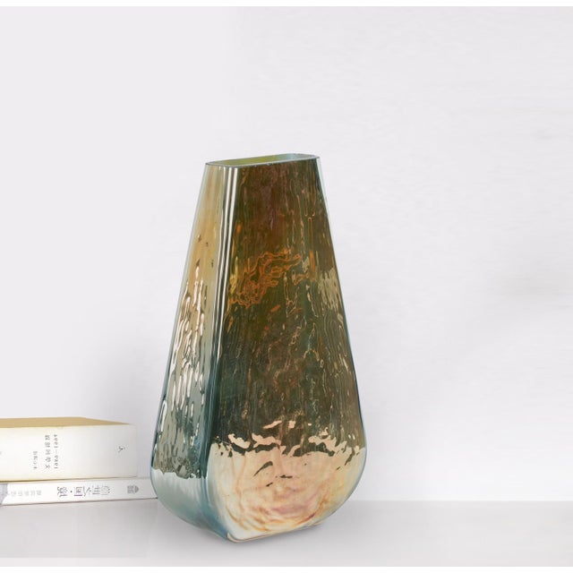 Gold Ragnar Vase- Short For Sale - Image 8 of 10