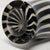Original murano vase from Leonardo brand, produced in Italy during 1970's. An elegant black and white zebra design makes...