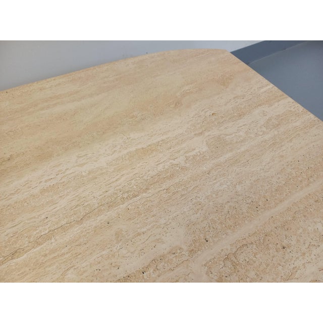 Vintage Travertine Coffee Table, 1980s For Sale - Image 12 of 16