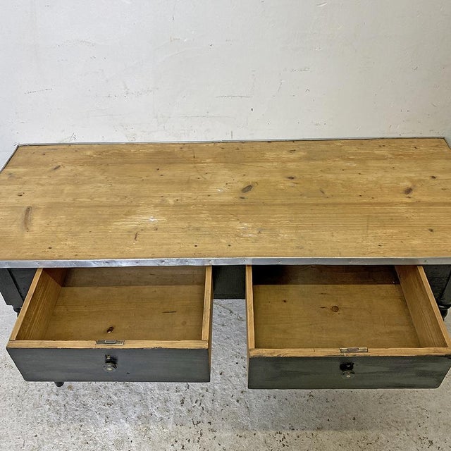 Rustic Console or Worktable, 1950s For Sale - Image 9 of 14