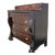 Mid 19th Century Empire Chest Mahogany With Black Trim For Sale