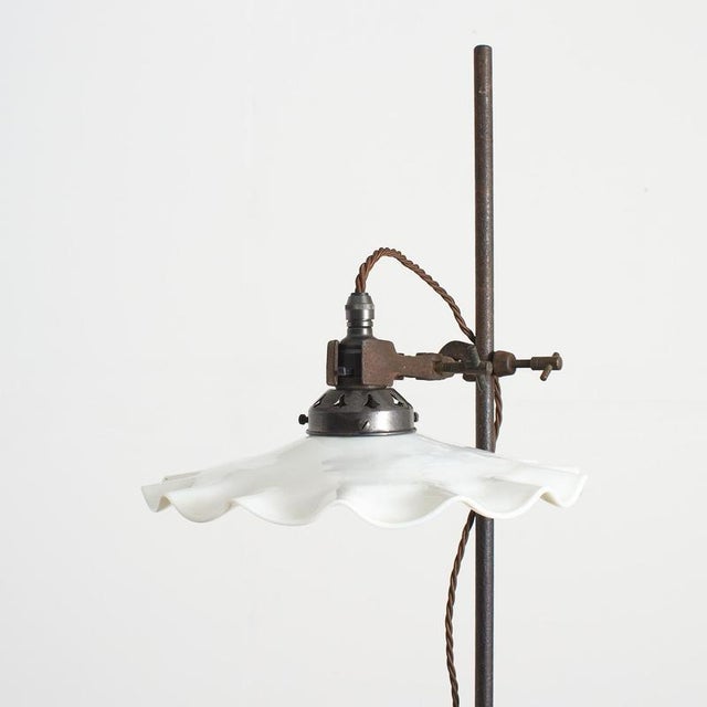 French Lab Stand Desk Lamp, 1930s For Sale - Image 3 of 7