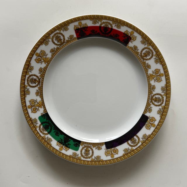 I Love Baroque and Roll Salad Plates by Versace for Rosenthal, 2000s, Set of 6 For Sale - Image 10 of 10