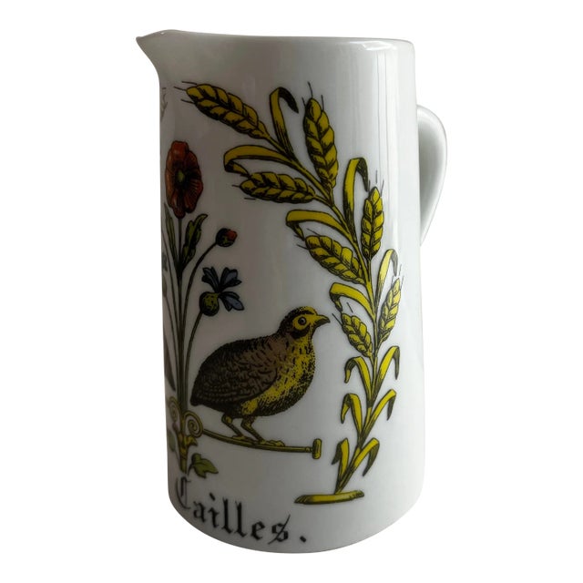 Vintage d'Auteuil Porcelain France Quail Creamer For Sale