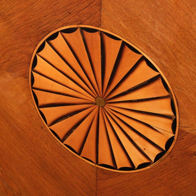 Brown Walnut Wardrobe, Central Germany, 1790s For Sale - Image 8 of 9