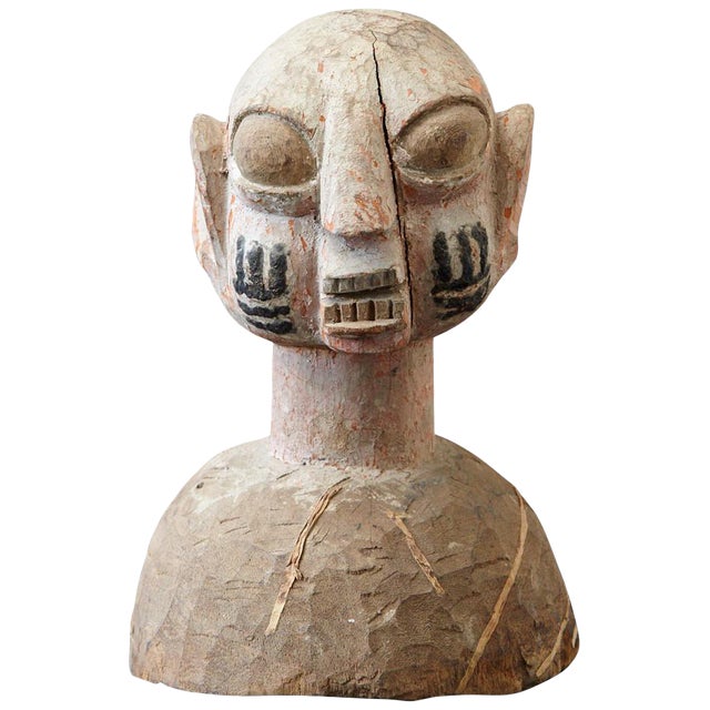 Wooden Head Of An Ooni Of Ile Ife Yoruba People Nigeria Circa 1930s Chairish