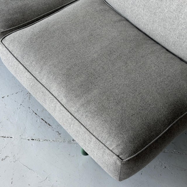 c. 2000s. Italy, Original Kvadrat fabric. Cushions all removable. Signed. Tagged.