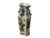 Vintage Rhombus Shape Blue White Eight Immortal Graphic Porcelain Vase For Sale - Image 10 of 18