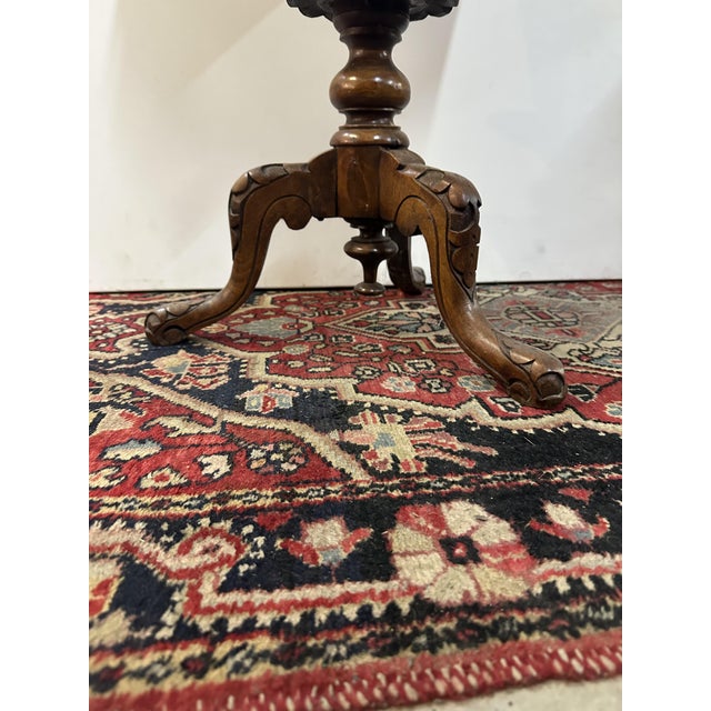 Brown Victorian Dressmaker's Table, 1800s For Sale - Image 8 of 17