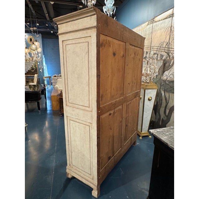 19th Century Swedish Gustavian Armoire For Sale - Image 4 of 6