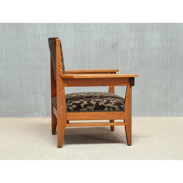 Art Deco Armchairs in Oak and Macassar from Anton Lucas, Netherlands, 1925, Set of 2 For Sale - Image 10 of 15