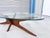 1960s Mid-Century Walnut and Glass "Jacks" Coffee Table by Adrian Pearsall For Sale In Los Angeles - Image 6 of 13