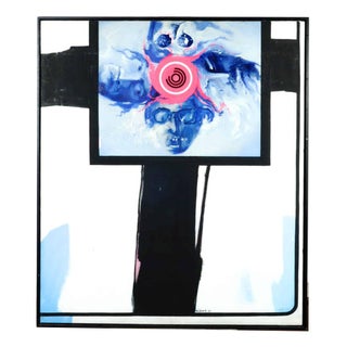 Geert Mols, New Crucifix, 1968, Oil on Canvas For Sale