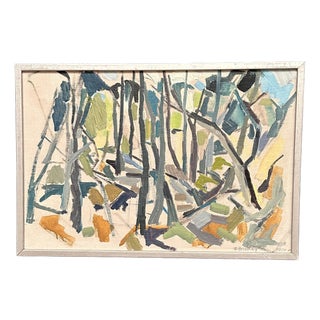 Bengt Forsberg, Spring in Kvarnbo, 1950, Oil on Panel, Framed For Sale