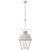 Holborn Large Lantern in Old White Designer: Chapman & Myers Canopy: 5.5" Round Mounting: Chain Shade Detail: Clear Glass...