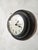 Antique Black Wall Clock with White Dial Face from International Time Recording Co. Ltd London, 1920s For Sale - Image 6 of 12